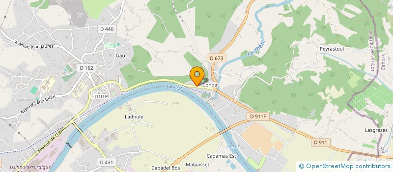 localisation de l'entreprise ARCANA  FUMEL