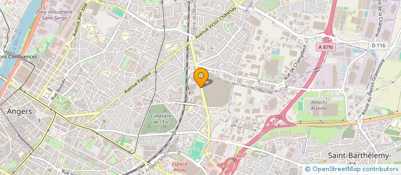 localisation de l'entreprise ARCANAUTE  ANGERS