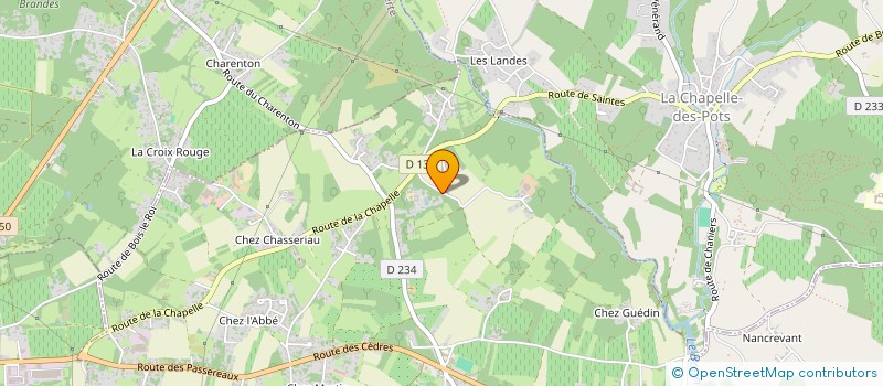 localisation de l'entreprise ARCANDE à CHANIERS