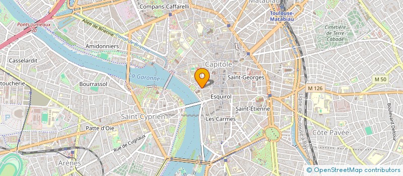 localisation de l'entreprise ARCANE 17 à TOULOUSE