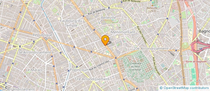 localisation de l'entreprise ARCANE-21  PARIS