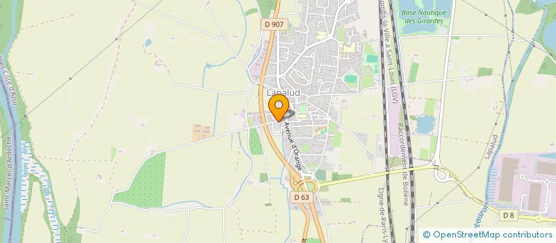 localisation de l'entreprise ARCANE  LAPALUD