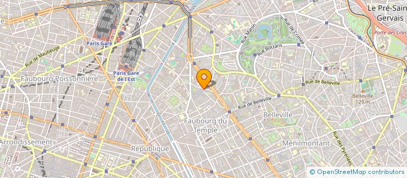 localisation de l'entreprise ARCANE à PARIS