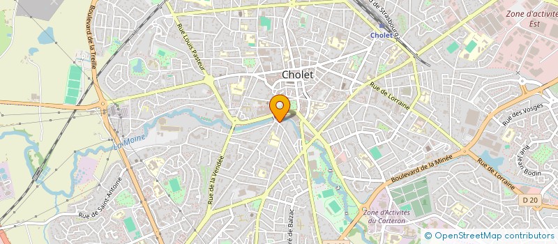 localisation de l'entreprise ARCANE à CHOLET
