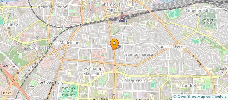 localisation de l'entreprise ARCANE  RENNES