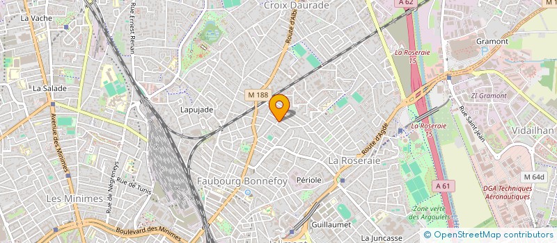 localisation de l'entreprise ARCANE  TOULOUSE