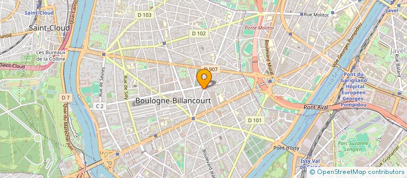 localisation de l'entreprise ARCANE à BOULOGNE-BILLANCOURT