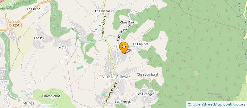 localisation de l'entreprise ARCANE  VIUZ-LA-CHIESAZ