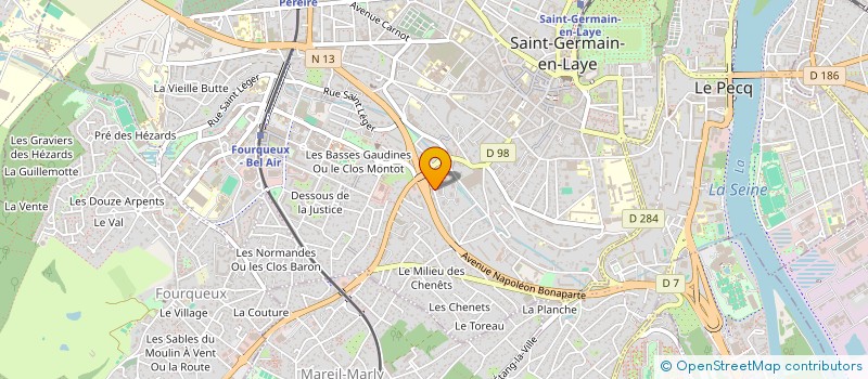 localisation de l'entreprise ARCANE  SAINT-GERMAIN-EN-LAYE