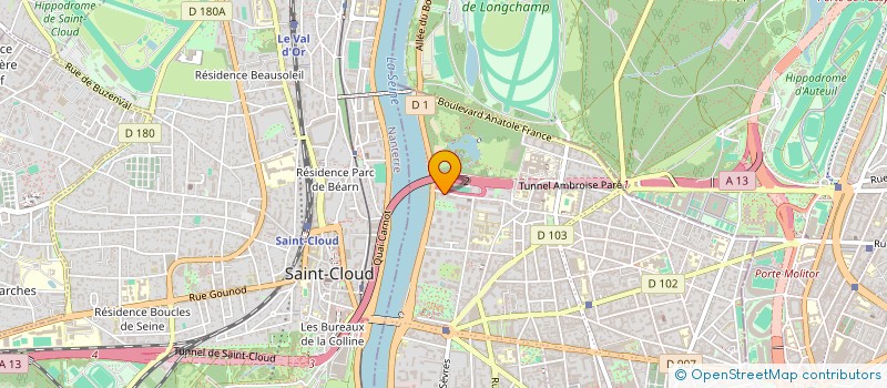 localisation de l'entreprise ARCANE CONSEIL à BOULOGNE-BILLANCOURT