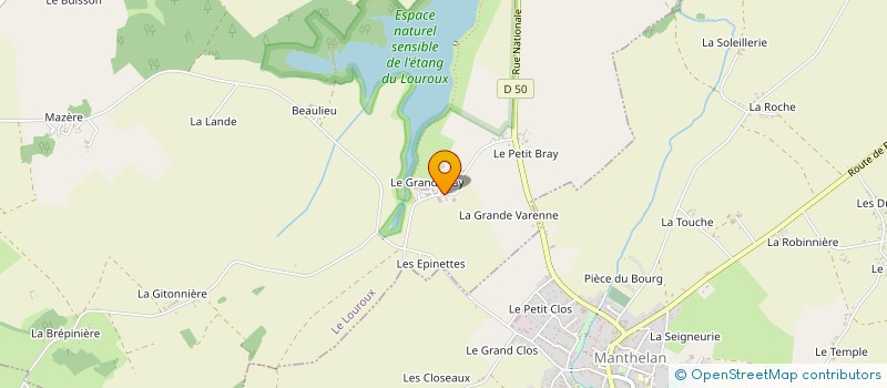 localisation de l'entreprise ARCANE DESIGN  SAINTE-MAURE-DE-TOURAINE