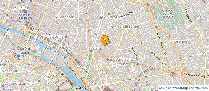 localisation de l'entreprise ARCANE INFO  PARIS