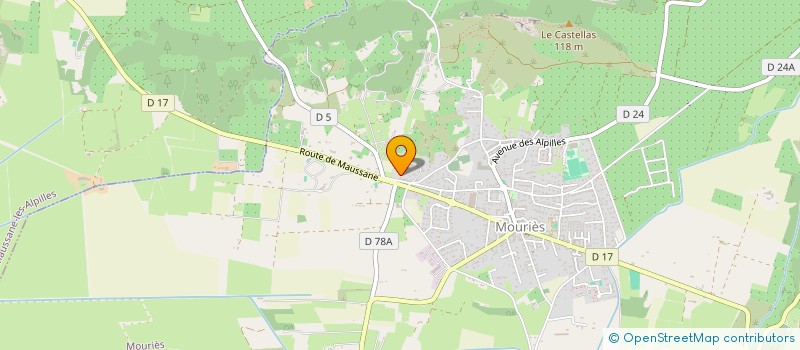 localisation de l'entreprise ARCANE INVEST  MOURIES