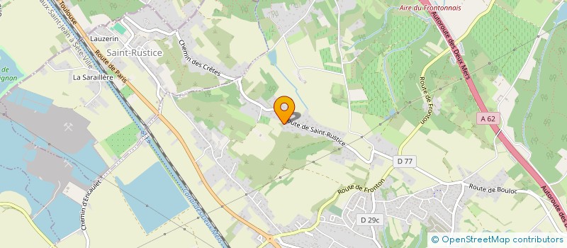 localisation de l'entreprise ARCANEA  CASTELNAU-D'ESTRETEFONDS