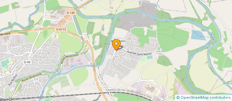 localisation de l'entreprise ARCANEL  CARCASSONNE