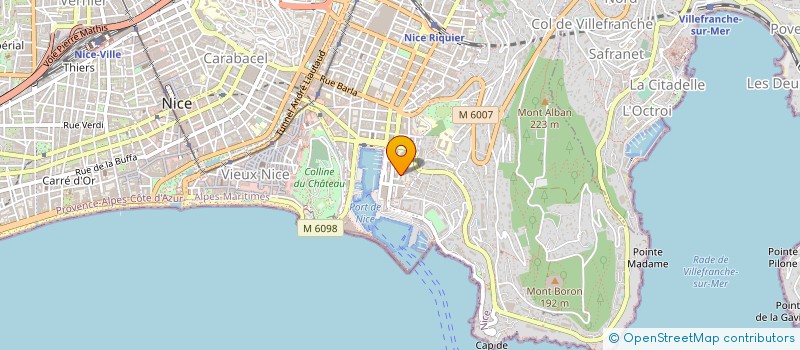 localisation de l'entreprise ARCANES à NICE