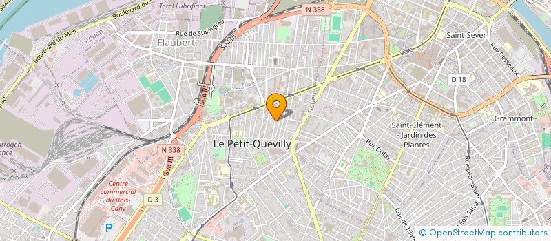 localisation de l'entreprise ARCANES  LE PETIT-QUEVILLY