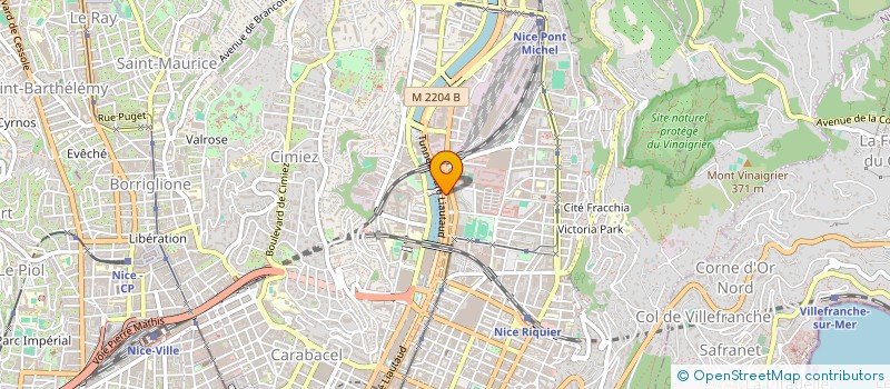 localisation de l'entreprise ARCANES ASSOCIES à NICE