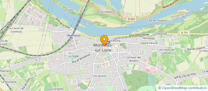 localisation de l'entreprise ARCANGE à MONTLOUIS-SUR-LOIRE