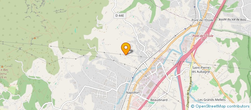 localisation de l'entreprise ARCANGELI ET VILMAIN ASSOCIES à AUBAGNE