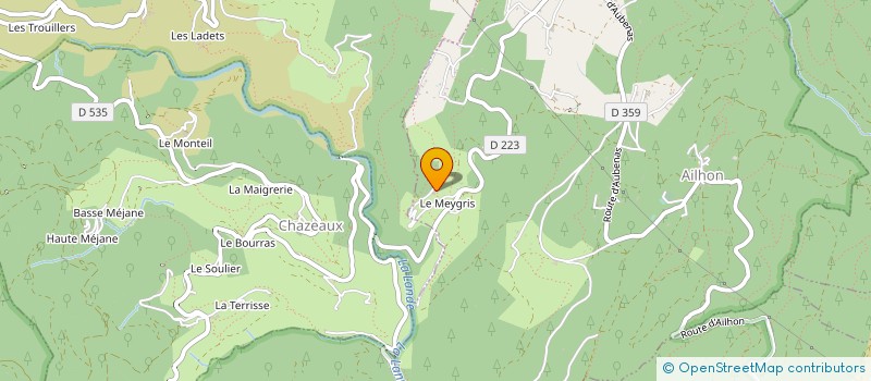 localisation de l'entreprise ARCANGEM  SAINT-ETIENNE-DE-FONTBELLON