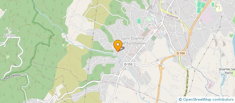 localisation de l'entreprise ARCANGEM.R  SAINT-ETIENNE-DE-FONTBELLON