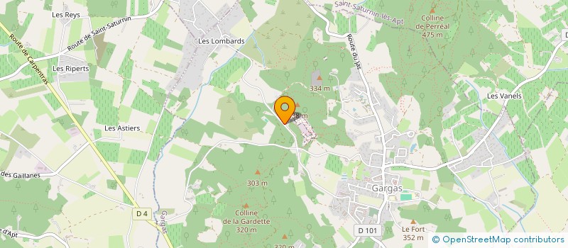 localisation de l'entreprise ARCANO à GARGAS