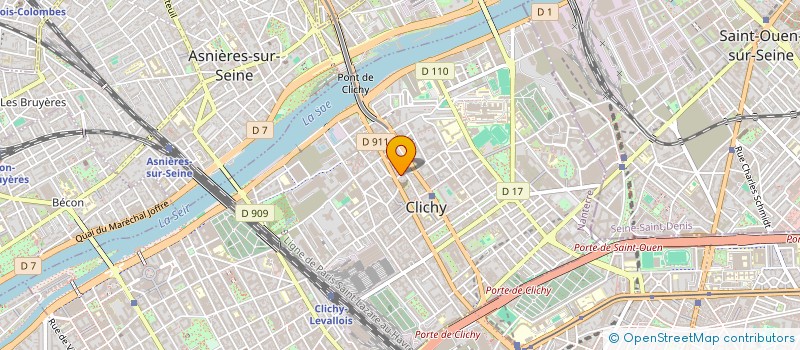 localisation de l'entreprise ARCANUM CONSEIL à CLICHY