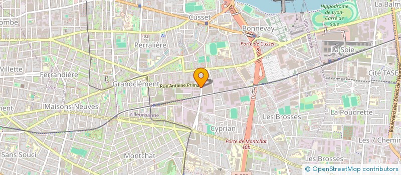 localisation de l'entreprise ARCANUM SOCIETY  VILLEURBANNE