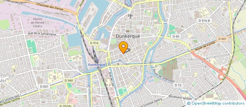 localisation de l'entreprise ARCAPA à DUNKERQUE