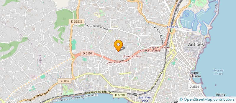 localisation de l'entreprise ARCARIUS à LE CANNET