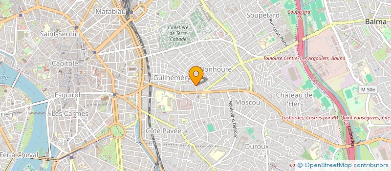 localisation de l'entreprise ARCASOFT à TOULOUSE