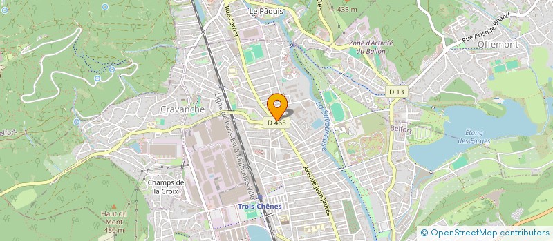 localisation de l'entreprise ARCATURE SARL à BELFORT