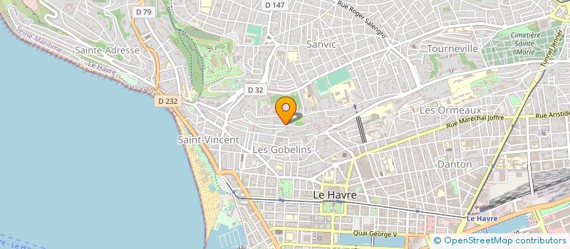 localisation de l'entreprise ARCAVAMP  LE HAVRE