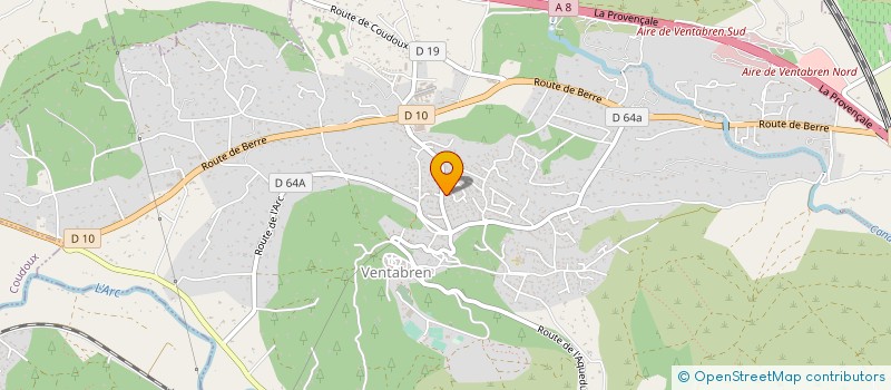 localisation de l'entreprise ARCAVAN  VENTABREN