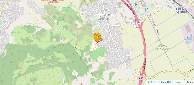 localisation de l'entreprise ARCAZUR  PERIGNAT-LES-SARLIEVE