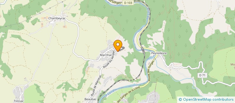 localisation de l'entreprise ARCC IMMO  POLIGNAC