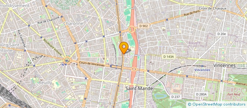 localisation de l'entreprise ARCE à PARIS