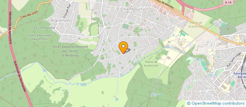 localisation de l'entreprise ARCEAL B SCI  CHAMBOURCY