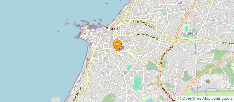 localisation de l'entreprise ARCEAU 30 SCI à BIARRITZ