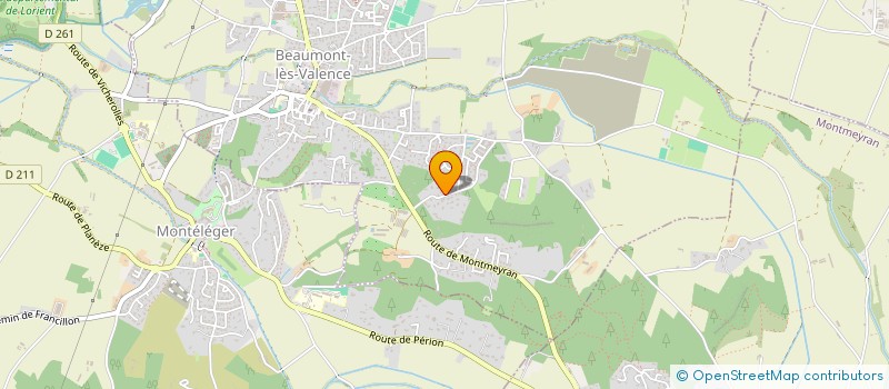 localisation de l'entreprise ARCECIE à BEAUMONT-LES-VALENCE