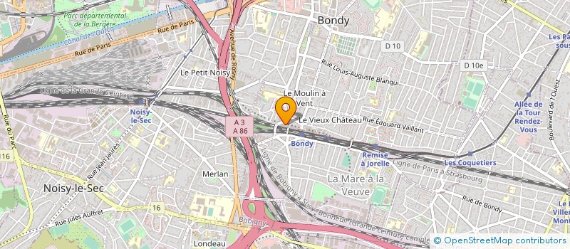 localisation de l'entreprise ARCELIS à BONDY