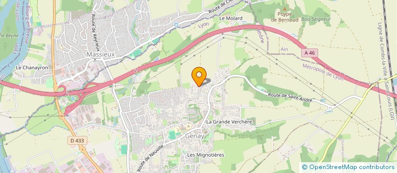 localisation de l'entreprise ARCELLI RENOVATION ET CONSTRUCTION  GENAY