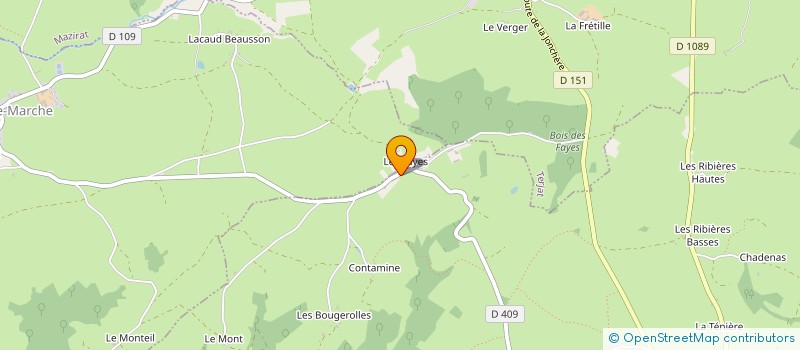 localisation de l'entreprise ARCEMIS à LA PETITE-MARCHE