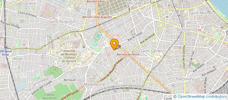 localisation de l'entreprise ARCENAL  BORDEAUX