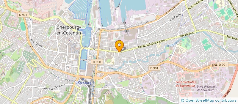 localisation de l'entreprise ARCENCIEL  CHERBOURG-EN-COTENTIN