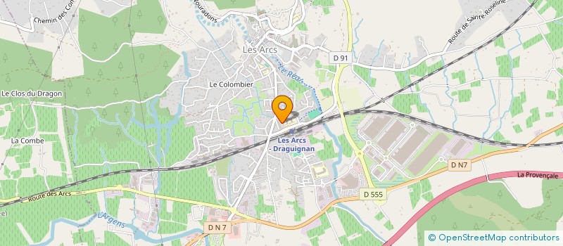 localisation de l'entreprise ARCENIS à LES ARCS