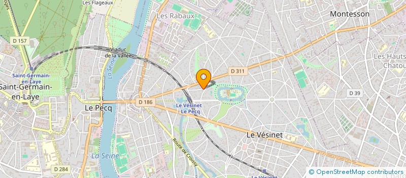 localisation de l'entreprise ARCENSS  LE VESINET