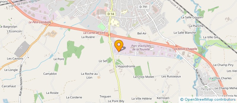 localisation de l'entreprise ARCEPIERRE IMMO  LAMBALLE-ARMOR