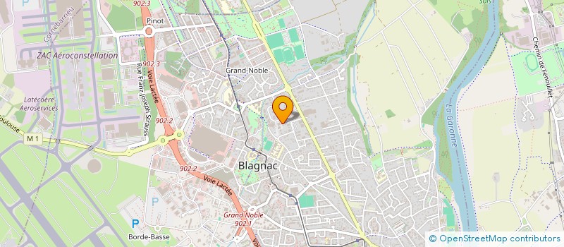 localisation de l'entreprise ARCESI GROUP à BLAGNAC